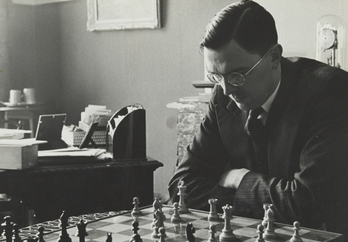 World championship chess in The Hague (1948). Keres vs. Euwe World