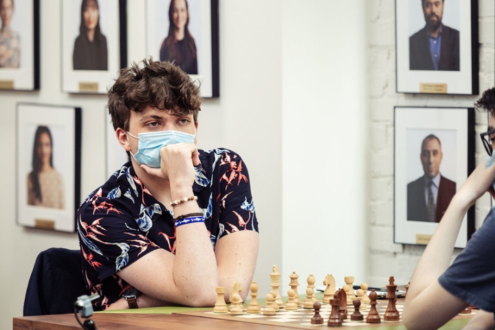 Hans Niemann won the First Round of US Chess Championship 2022