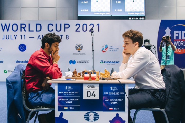 Chess World Cup: Vidit Gujrathi plays out draw against Poland's  Jan-Krzysztof Duda in first game of quarter-final-Sports News , Firstpost