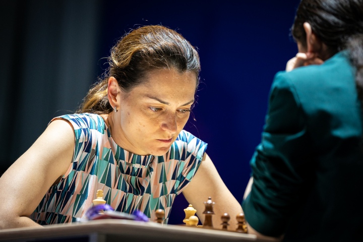 International Chess Federation on X: Former Women's World Champion and  winner of the 2021 FIDE Women's World Cup, GM Alexandra Kosteniuk, made the  ceremonial first move today in the game between Richard