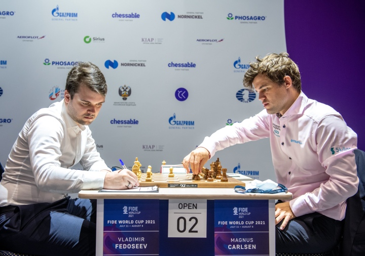 FIDE World Cup R6.2: Carlsen, Duda, Fedoseev Through; Karjakin