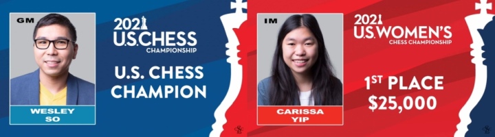 Wesley So, Carissa Yip are 2021 US Chess National Champions