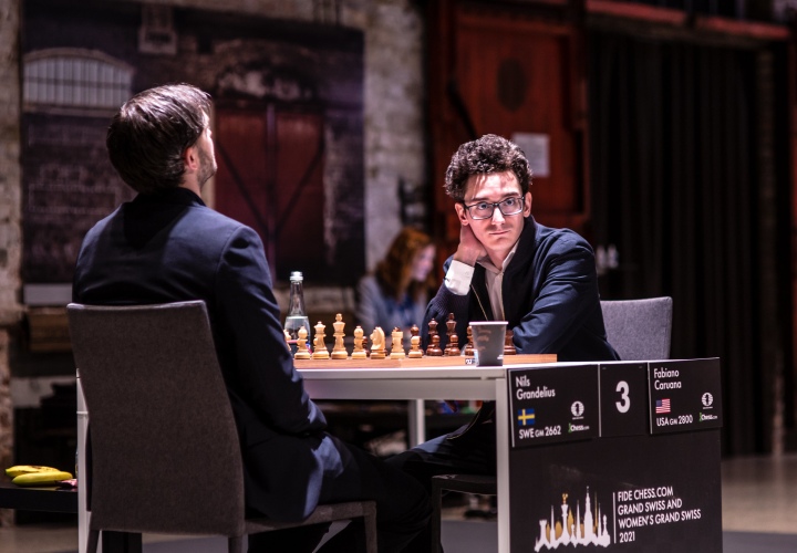 Firouzja wins Grand Swiss, Caruana in Candidates