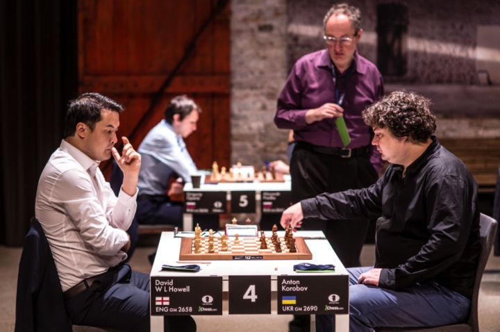 Grand Swiss 1: Anand falls, Carlsen on the edge