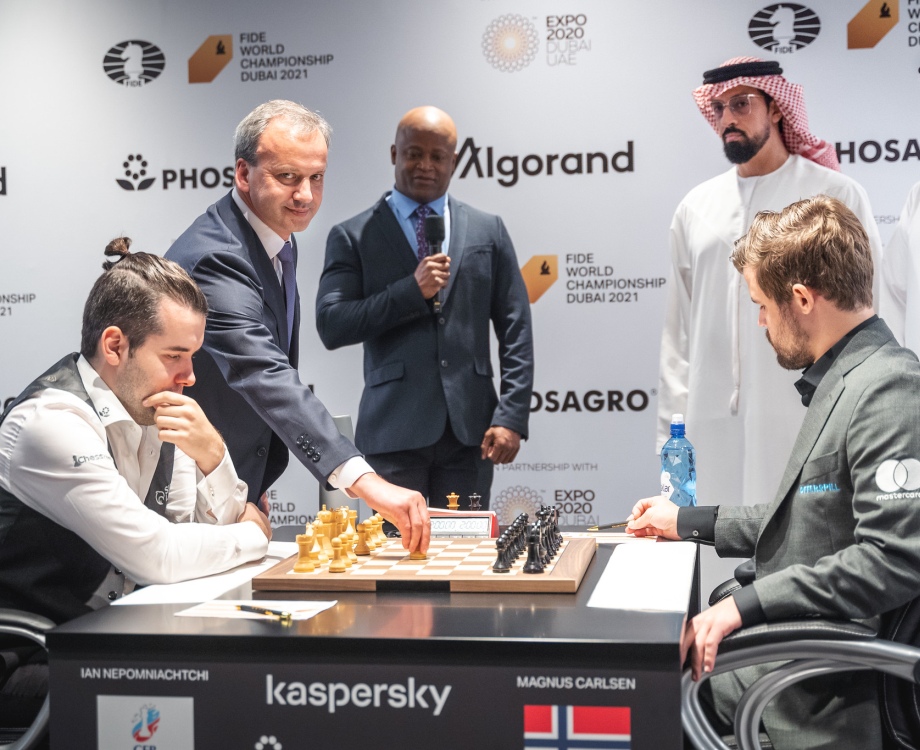 Watch the 2021 FIDE World Championship: Carlsen vs. Nepomniachtchi