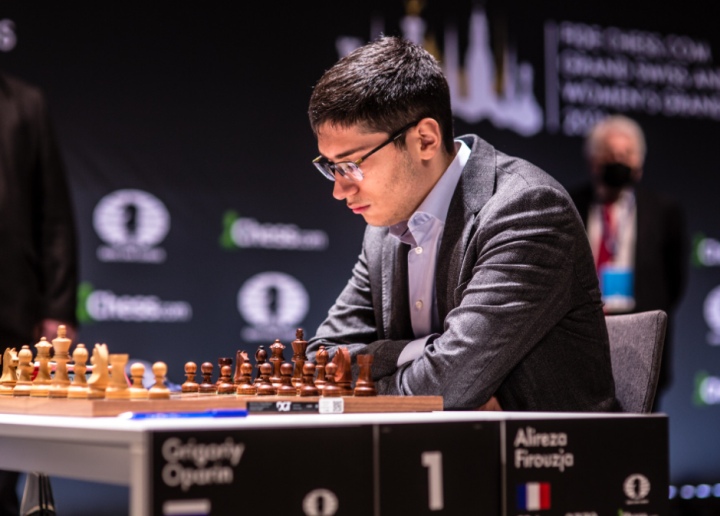 Alireza Firouzja Irn During World Championships Foto stock