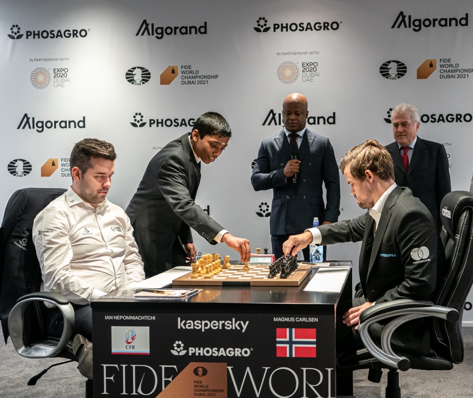 Magnus Carlsen vs. Ian Nepomniachtchi World Chess Championship 2021 