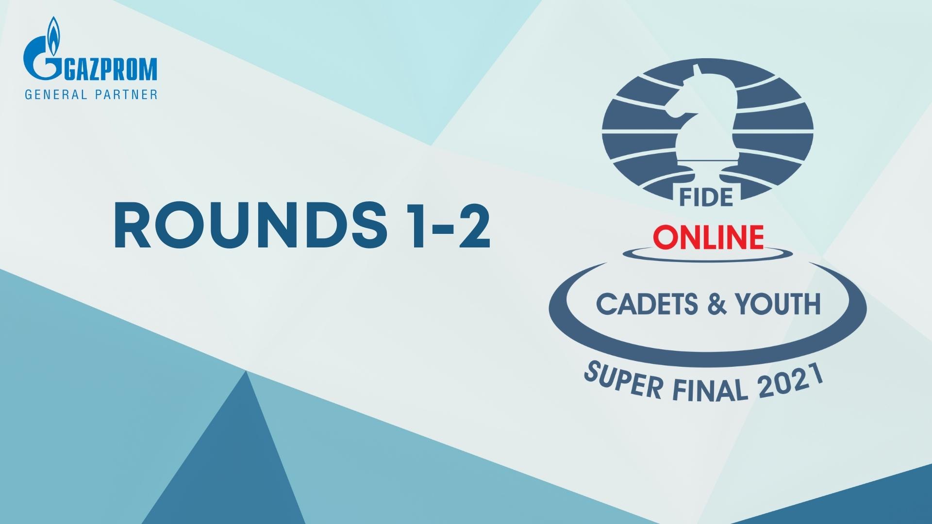 FIDE Online Cadets & Youth Rapid Super Final: Favourites Fall