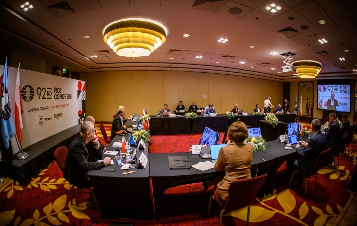 92nd FIDE General Assembly: results and decisions