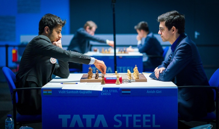 Tata Steel Masters: Mamedyarov and Rapport catch up with Vidit
