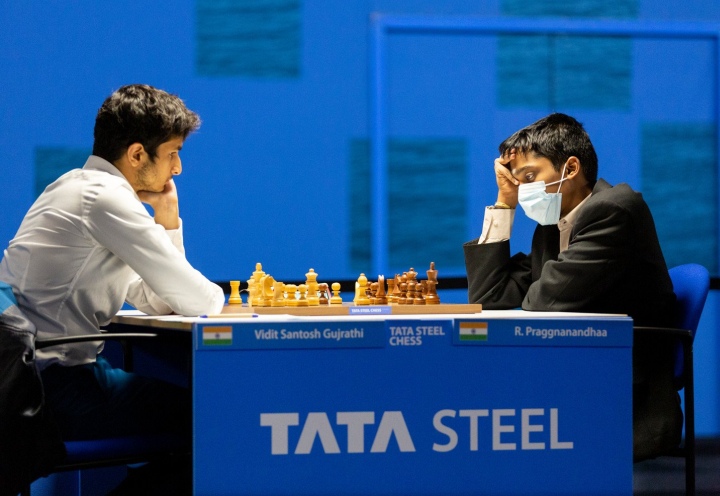 R Praggnanandhaa finishes third at Tata Steel Chess India