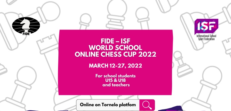 FIDE - ISF World School Online Cup: Registration continues