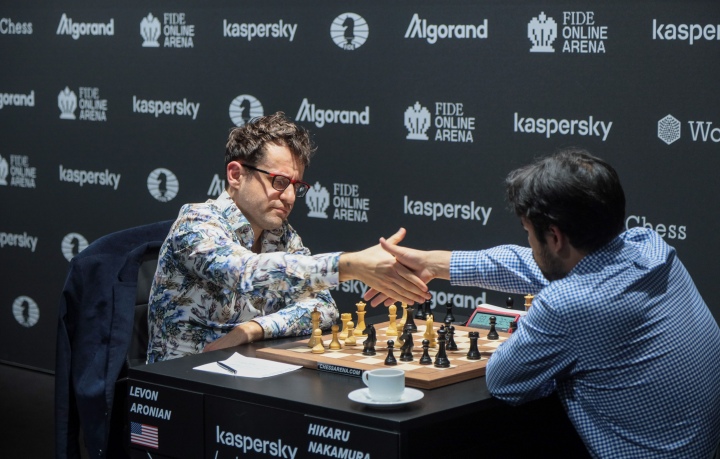 Hikaru Nakamura and Levon Aronian Begin FIDE Grand Prix Leg Final