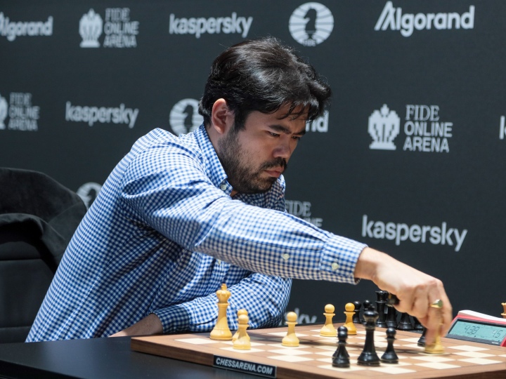 Hikaru Nakamura Usa During Fide Chess Editorial Stock Photo