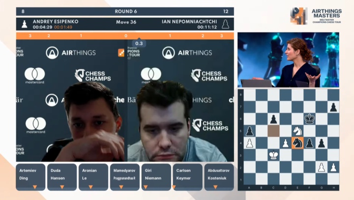 Chessable Masters: Carlsen and Nepomniachtchi storm into semis