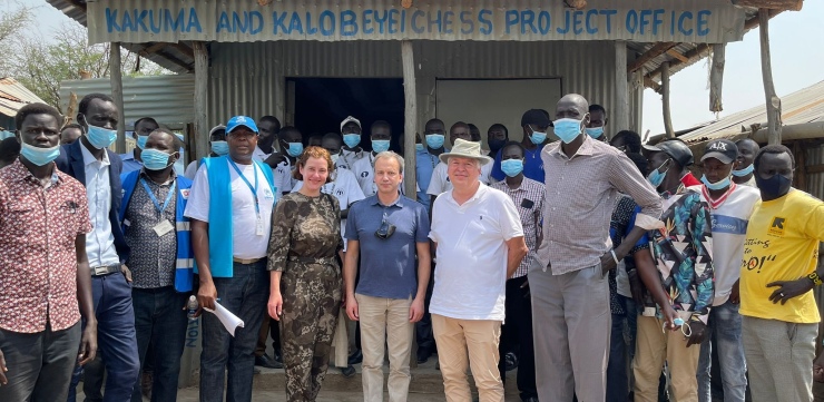 FIDE delegation visits Kakuma Refugee Camp