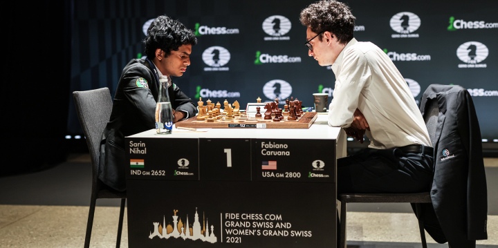 FIDE Grand Swiss 2023: Caruana Beats Niemann, Returns To 2800 Club - Chess .com
