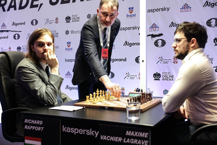 2022 FIDE Grand Prix Belgrade Semifinals Day 1: Rapport Wins! 