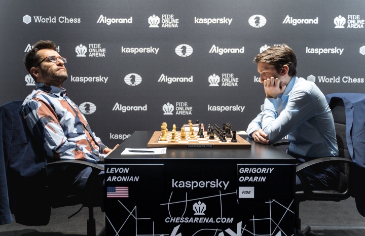 FIDE Online Arena - GM Anish Giri right before his match against