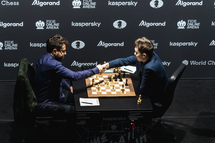 FIDE Online Arena - GM Anish Giri right before his match against