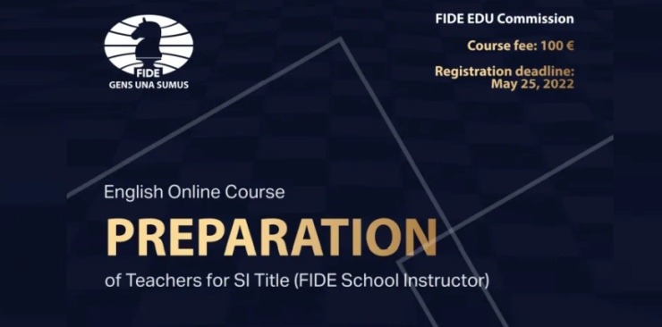 FIDE EDU Upcoming Courses for Lecturers and Teachers