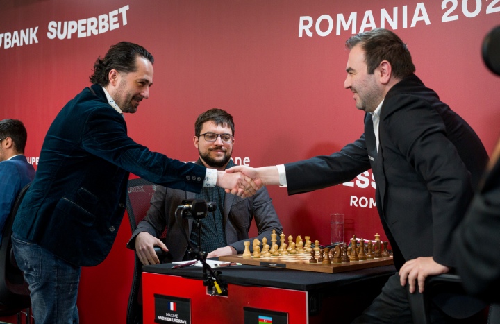 Shakhriyar Mamedyarov E Fabiano Caruana No Torneio De Xadrez Superbet Rapid  & Blitz Foto Editorial - Imagem de bucareste, romênia: 166653751