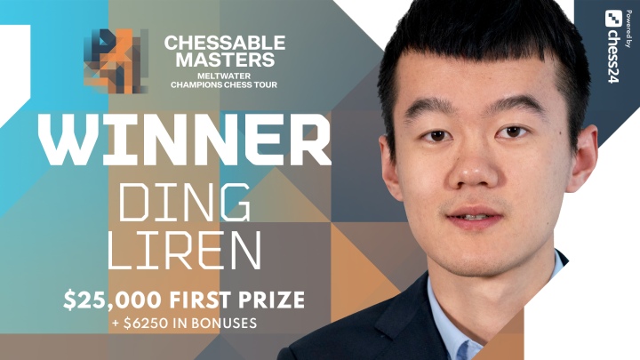 Chessable Masters Finals: Ding wins first set