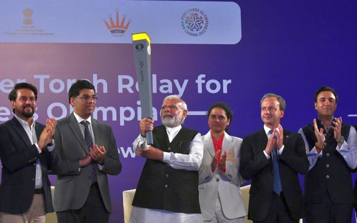 Chess Olympiad Relay Torch has arrived at the Venue! – FIDE Chess