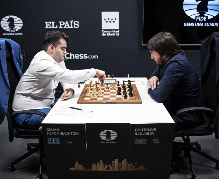 Nepomniachtchi defeated Firouzja in Round 4 of the FIDE Candidates