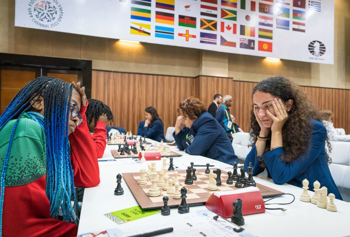 Women's Chess Olympiad: Eight teams won all matches after Round 4