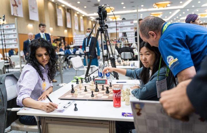 Ukrainian women capture chess Olympiad gold after Russians barred -  Washington Times