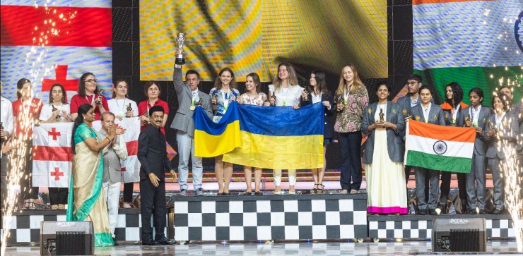 Ukraine victorious at the Women's Chess Olympiad