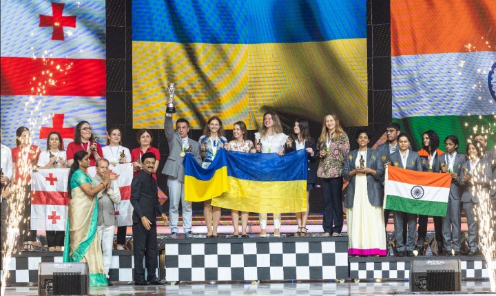 Ukraine is the Winner of the Women's Chess Olympiad 2022! – Chessdom