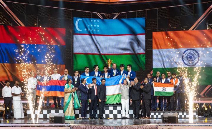 44th Chess Olympiad 2022 held in Chennai, TN; Uzbekistan won Open Section