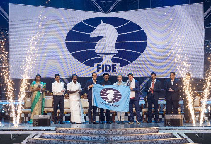 FIDE - International Chess Federation - 44th Chess Olympiad! #ChessOlympiad  July 28 - August 10 Chennai, India Games start at 15:00 IST, 11:30 CEST  Website: chessolympiad.fide.com Live: .com/fidechannel