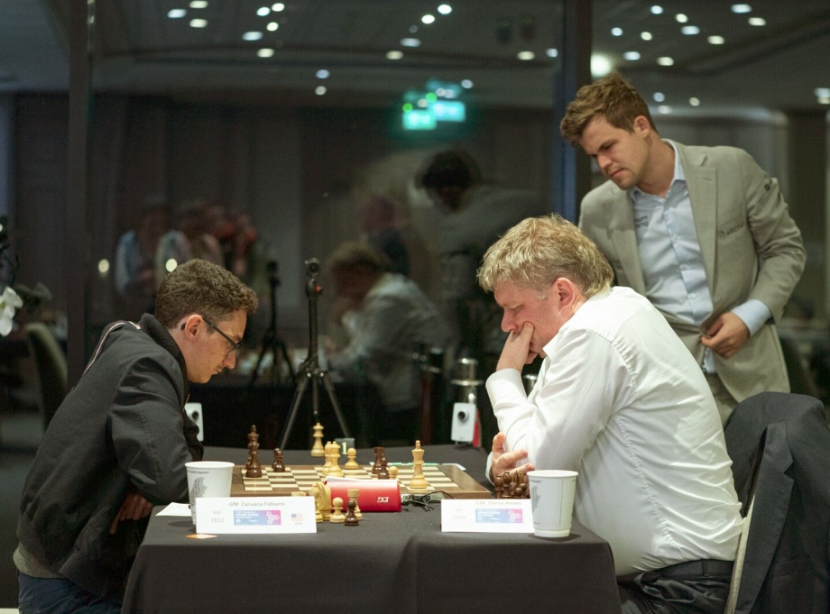 Grand Swiss: Caruana and Wang Hao take the lead