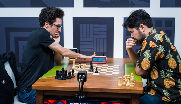 Alireza Firouzja's brother Mohammadreza playing blitz in Madrid Spain 