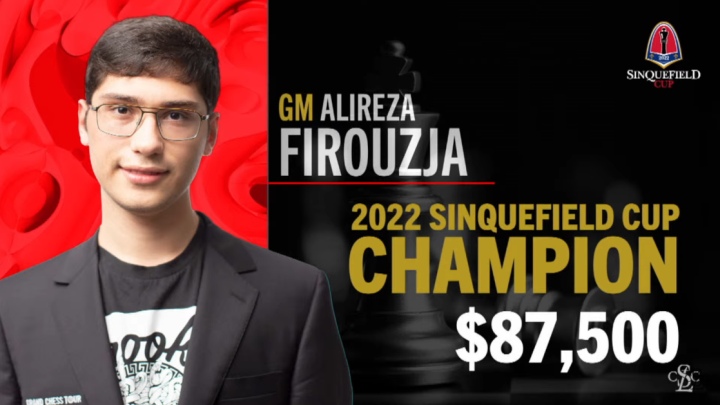 Alireza Firouzja wins Sinquefield Cup &The Grand Chess Tour