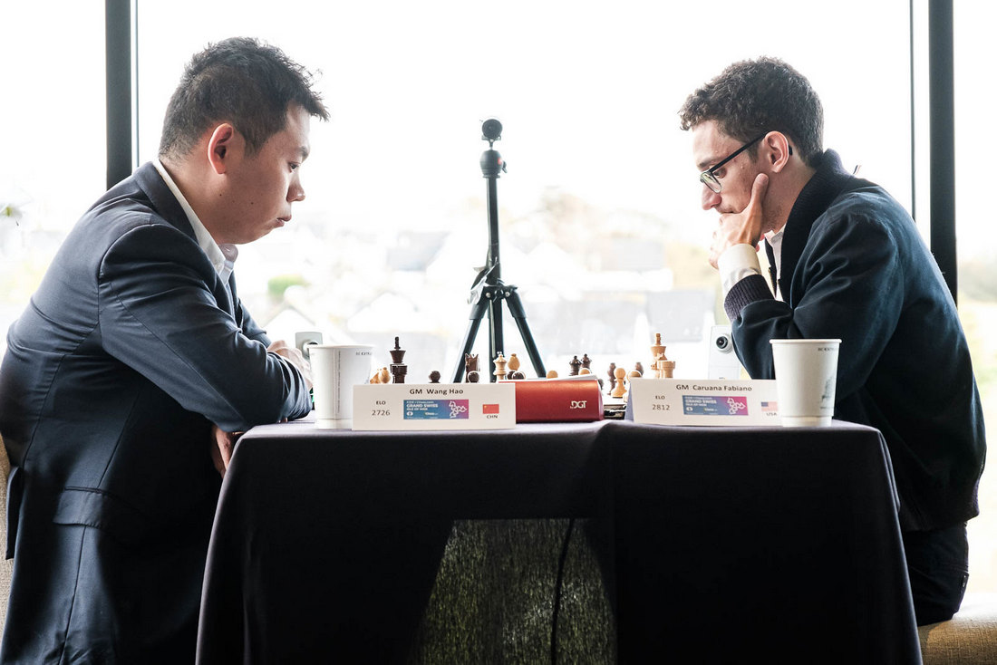 Grand Swiss 3: Only Caruana & Wang Hao on 100%