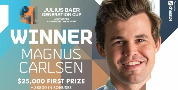 Magnus Carlsen wins Julius Baer Generation Cup
