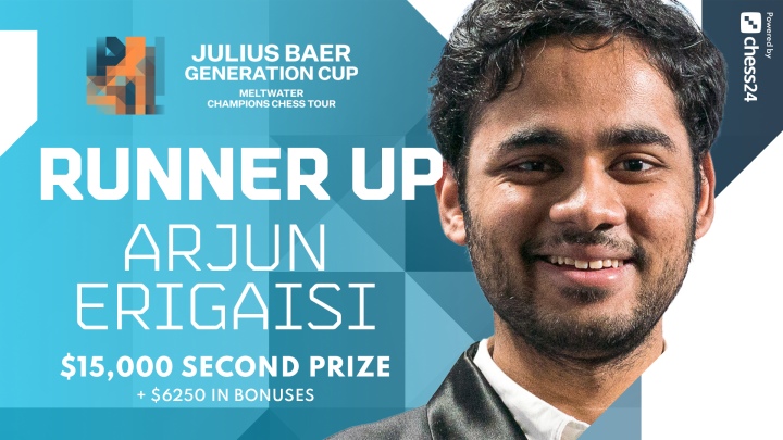 chess24.com on X: The @juliusbaer Generation Cup, the 7th event on the  $1.6 million @Meltwater Champions Chess Tour, starts this Sunday, September  18th, with Ivanchuk-Pragg & Erigaisi-Carlsen among the Round 1 pairings!