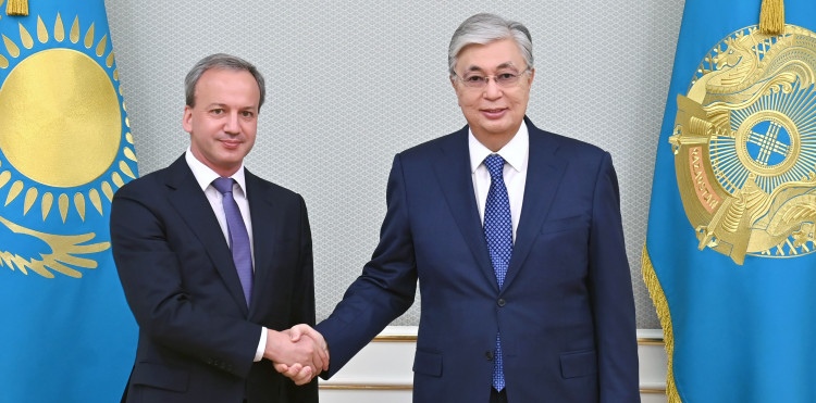 Arkady Dvorkovich meets with President of Kazakhstan