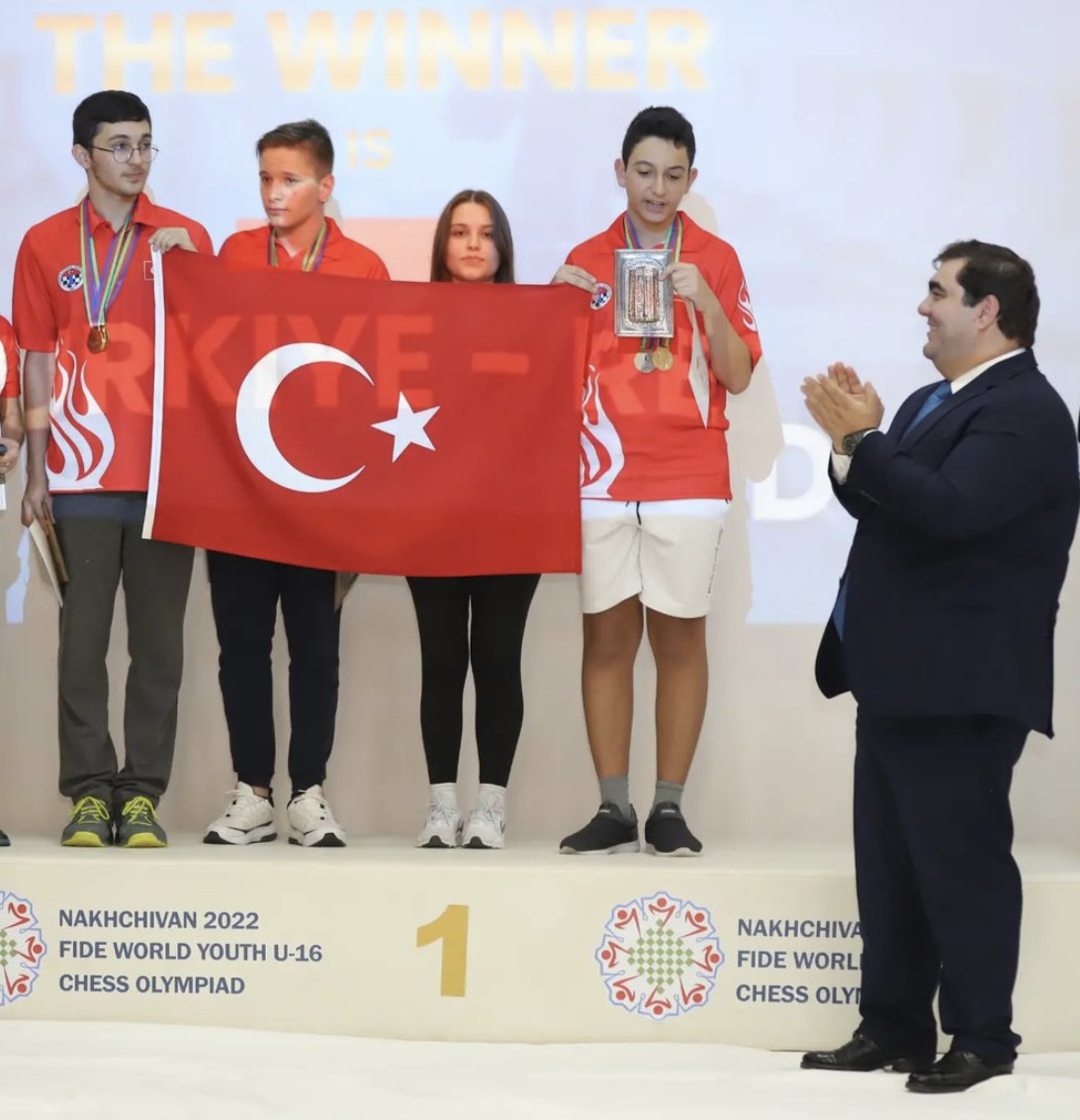 Turkey triumphs at the FIDE World Youth U-16 Chess Olympiad 2022