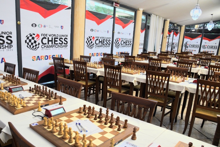 FIDE World Junior Chess Championship kicks off in Cala Gonone, Sardinia