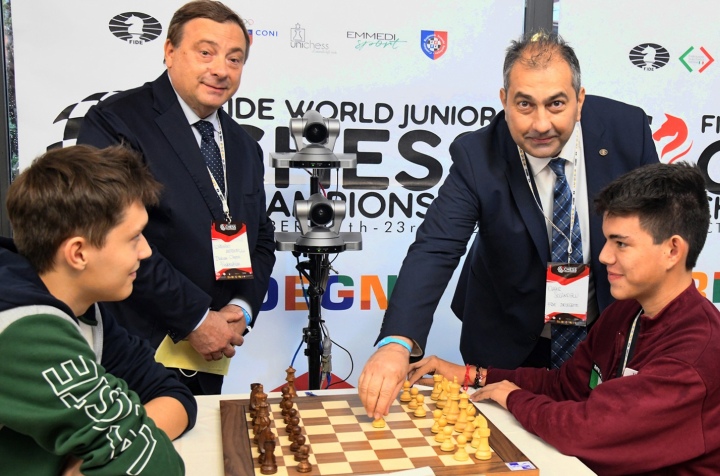 FIDE World Junior Chess Championship kicks off in Cala Gonone, Sardinia