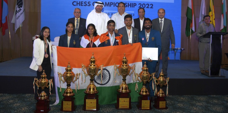 2022 Asian Continental Championship: Praggnanadhaa and Nandhidhaa clinch titles