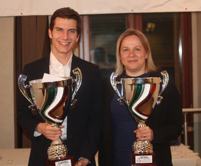 Italian Championship: Luca Moroni and Olga Zimina win titles