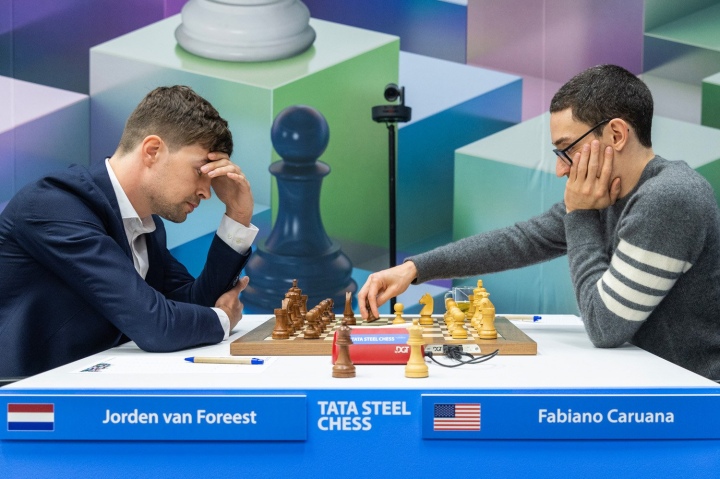 Tata Steel Chess on X: ♟ Round 13 ✓ What a crazy last round of the 2023  Tata Steel Chess Tournament. Jorden van Foreest beating Abdusattorov and  Anish Giri beating Rapport to