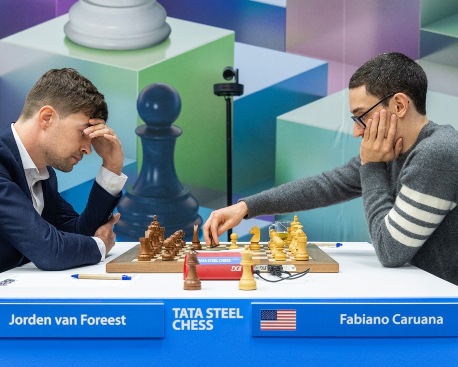 Tata Steel Masters 2023: Caruana joins the leaders