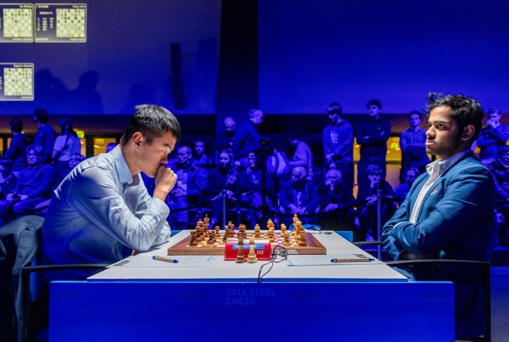 Abdusattorov beats Carlsen to take sole lead in Tata Steel Masters 2023 –  Chessdom